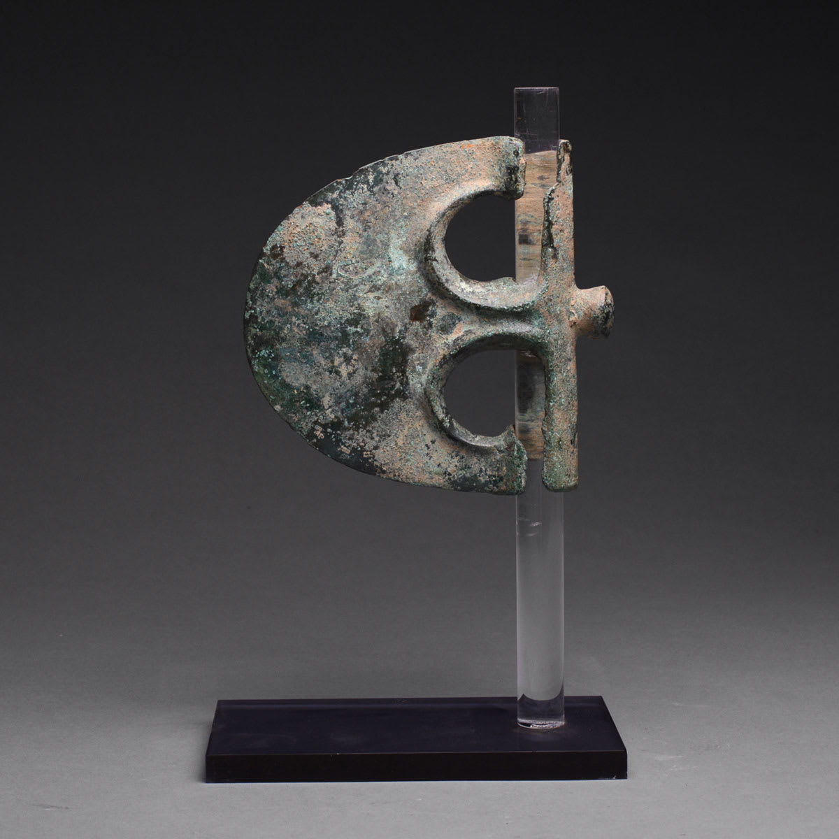 Bronze Fenestrated Axe Head, 2100 BCE - 1600 BCE