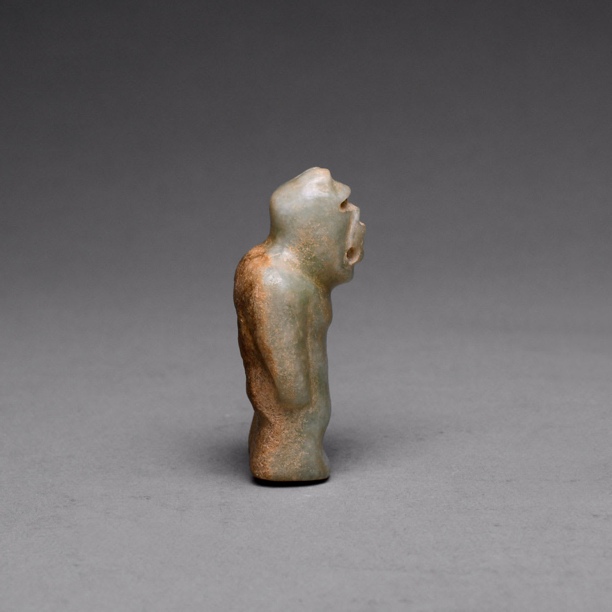Olmec Jade Standing Figure, 1200 BCE - 600 BCE