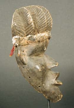 Bassa Wooden Dance Mask, 20th Century CE