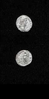Silver Denarius of Emperor Commodus, 180 CE - 182 CE