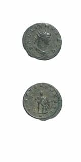 Bronze Antoninianus of Emperor Gallienus, 253 CE - 268 CE