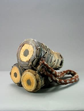 African Art / Yoruba / Yoruba Triple Drums, 20th Century CE