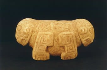 Stone Sculpture of a Double-Headed Jaguar, 1000 CE - 1500 CE
