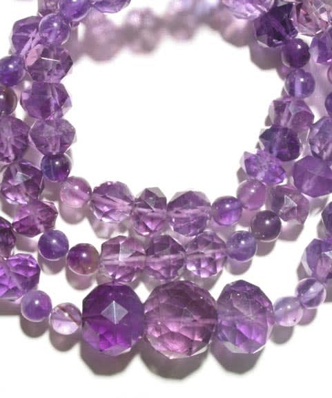 Amethyst Bead Necklace