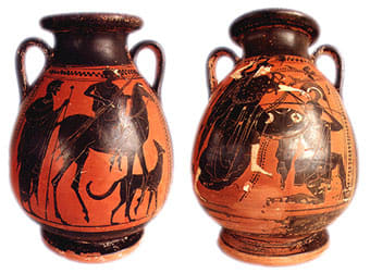 Attic Black Figure Pelike, 6th Century CE - 2nd Century CE