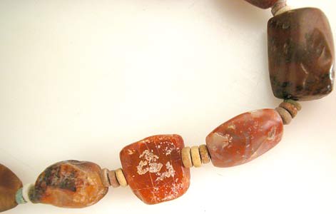 Jasper And Faience Bead Necklace, 1900 BCE - 900 CE