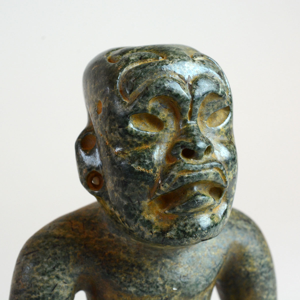 Olmec Jade Figure, 1200 BCE - 600 BCE