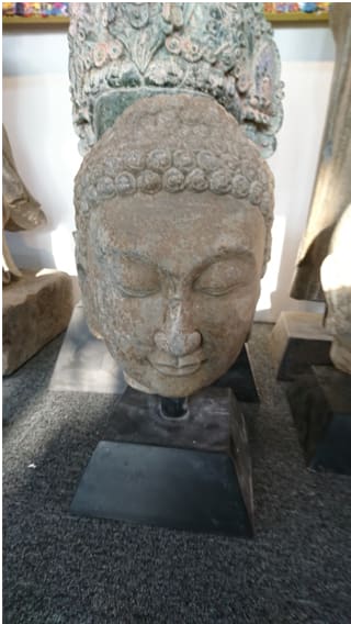 Sui Stone Head of a Buddha, 581 CE - 618 CE