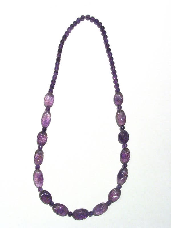 Amethyst Bead Necklace