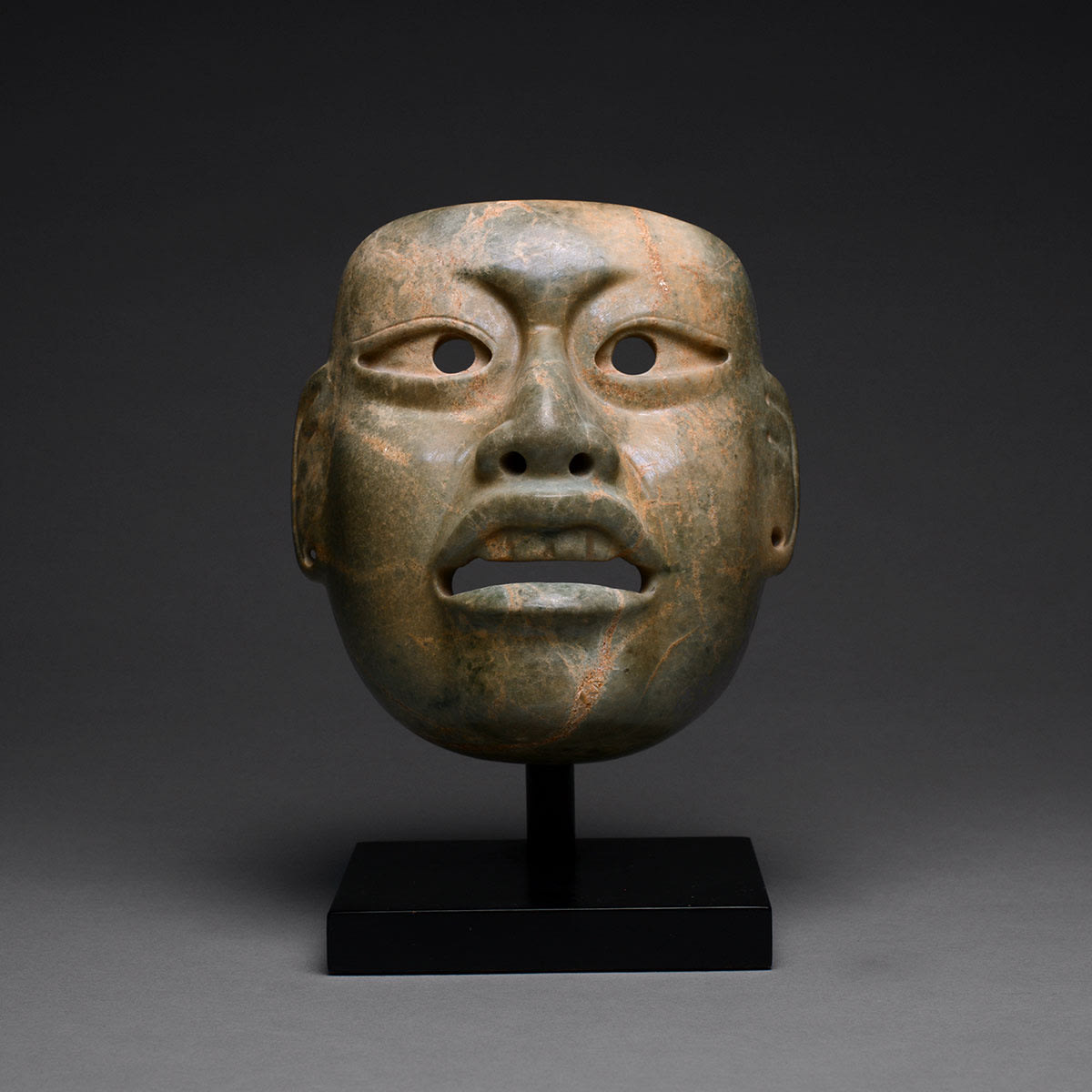 Olmec Jade Mask, 1200 BCE - 500 BCE