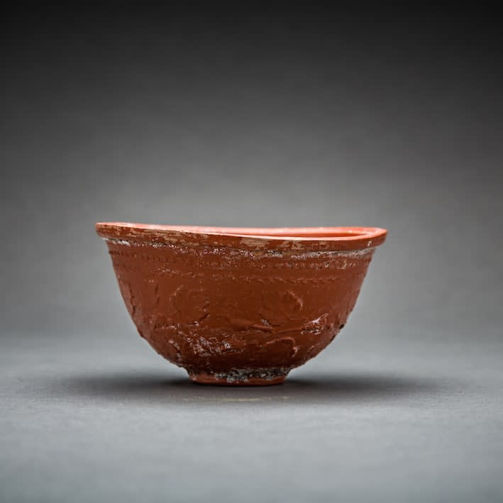 Terra Sigillata footed bowl, 2nd Century CE - 3rd Century CE