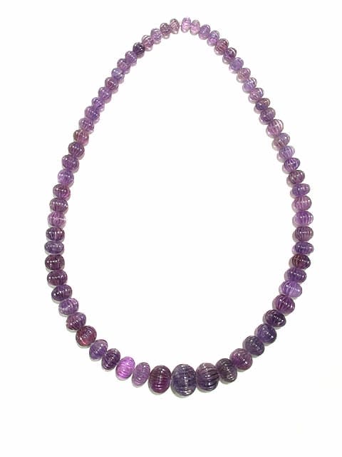 Amethyst Bead Necklace