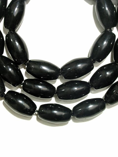 Black Onyx Bead Necklace