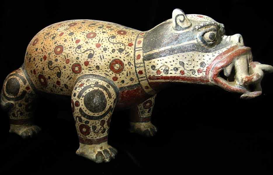 Terracotta Sculpture of a Jaguar, 500 CE - 800 CE
