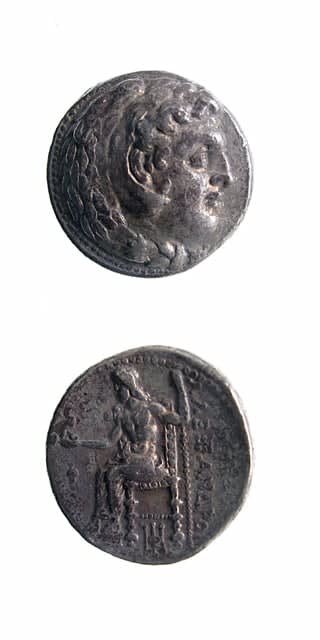 Macedonian Silver Tetradrachm of Alexander the Great, 336 BCE - 323 CE