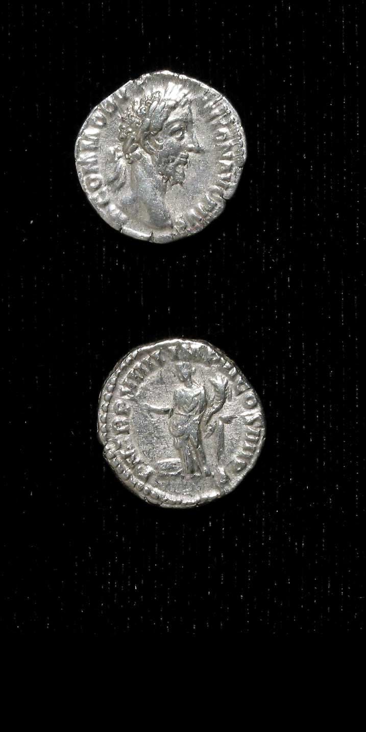 Silver Denarius of Emperor Commodus, 180 CE - 192 CE