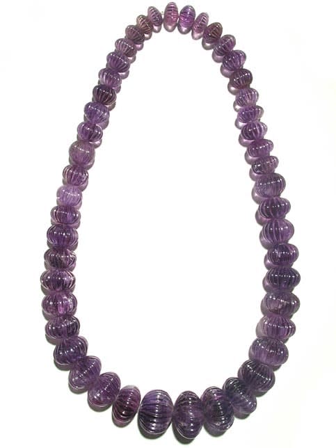 Amethyst Bead Necklace