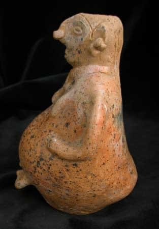 Nayarit Vessel in the Form of a Pregnant Woman, 300 BCE - 300 CE