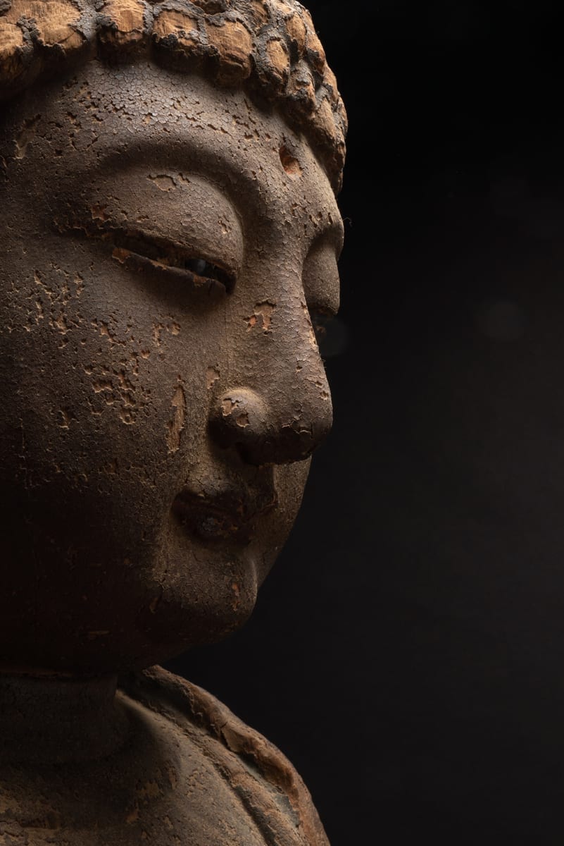 Ming Dynasty Wooden Seated Buddha, 1500 CE - 1700 CE