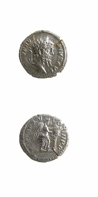 Silver Denarius of Emperor Septimius Severus, 201 CE - 211 CE