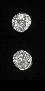 Silver Denarius of Emperor Marcus Aurelius, 161 CE - 180 CE