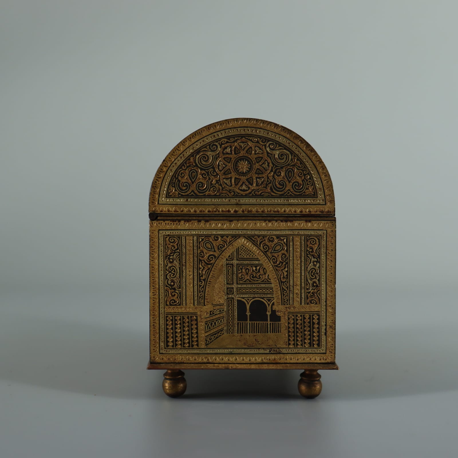 Alhambra Style Gold Overlaid Casket (Toledo Workshop), 1870 BCE - 1900 BCE