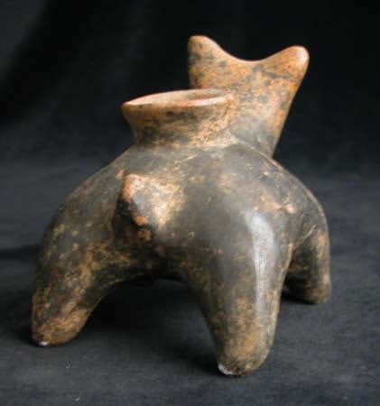 Colima Vessel in the Form of a Dog, 300 BCE - 300 CE