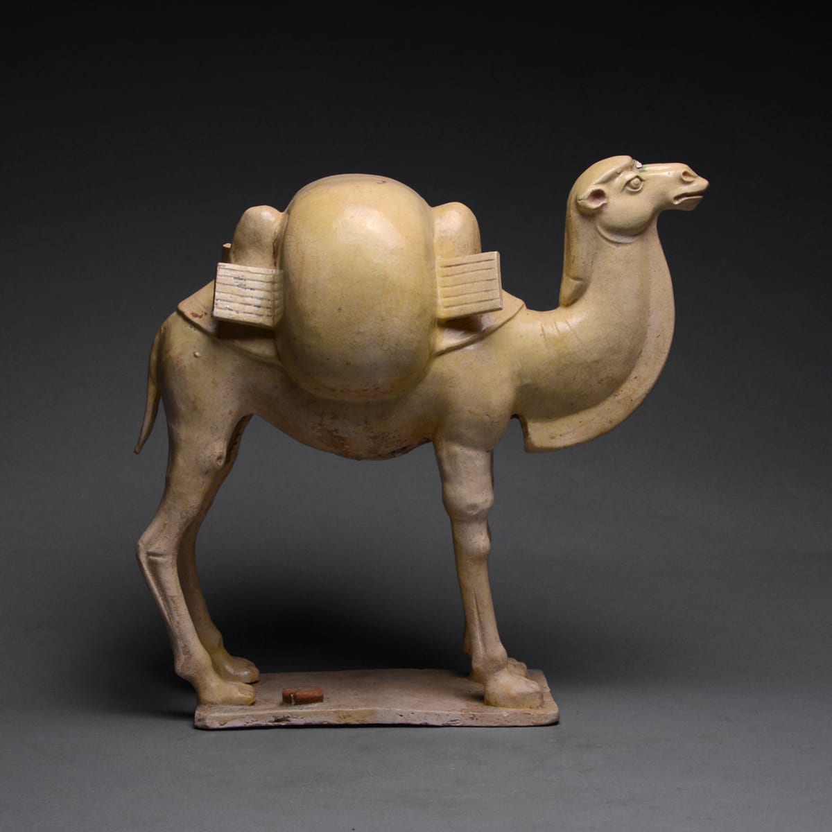 Sui Glazed Terracotta Sculpture of a Camel, 581 CE - 618 CE