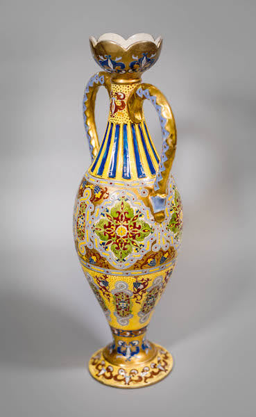 Porcelain Fisher Vase, 1870 CE - 1930 CE