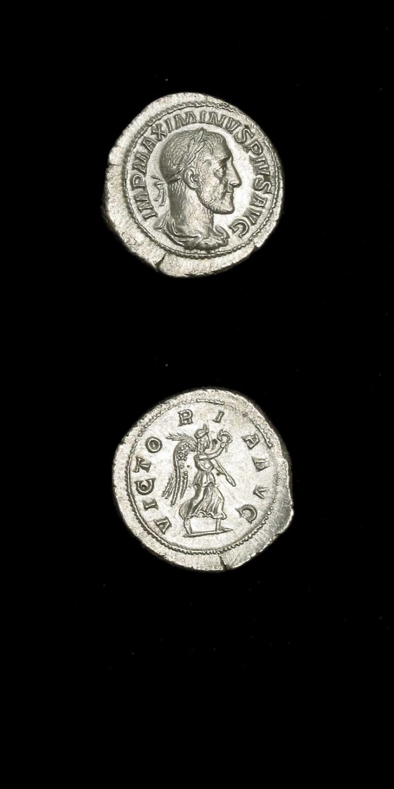 Silver Denarius of Emperor Maximinus I, 235 CE - 238 CE