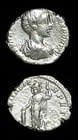 Silver Denarius of Caracalla Struck While Caesar, 196 CE - 198 CE