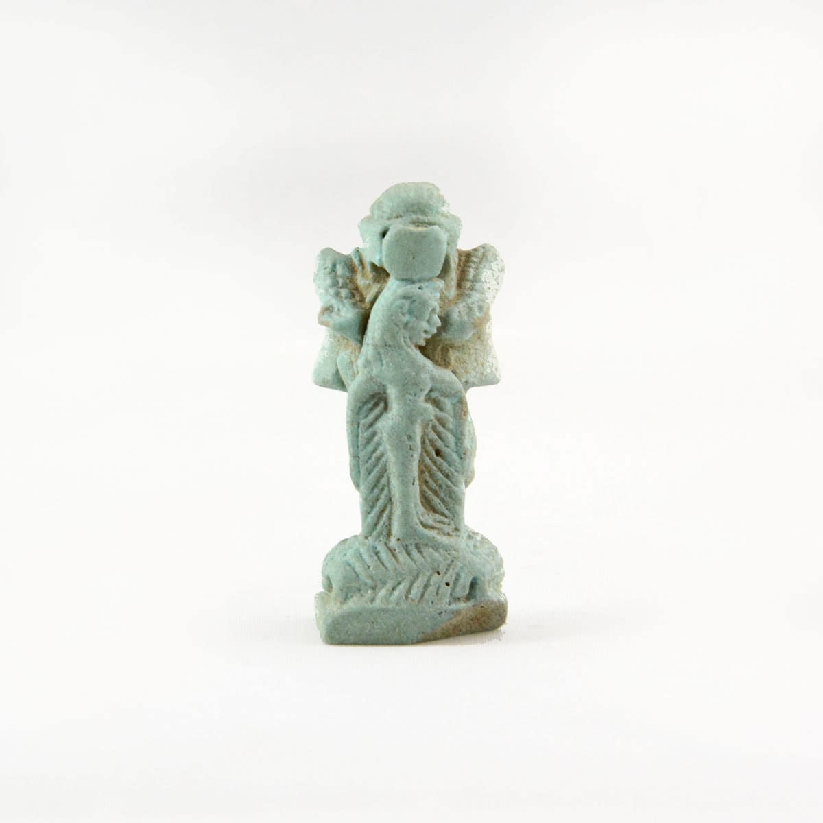 Late Dynastic Faience Amulet of Ptah-Sokar, 600 BCE - 300 CE