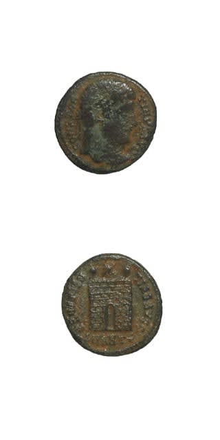Bronze Coin of Emperor Constantine I the Great, 307 CE - 337 CE