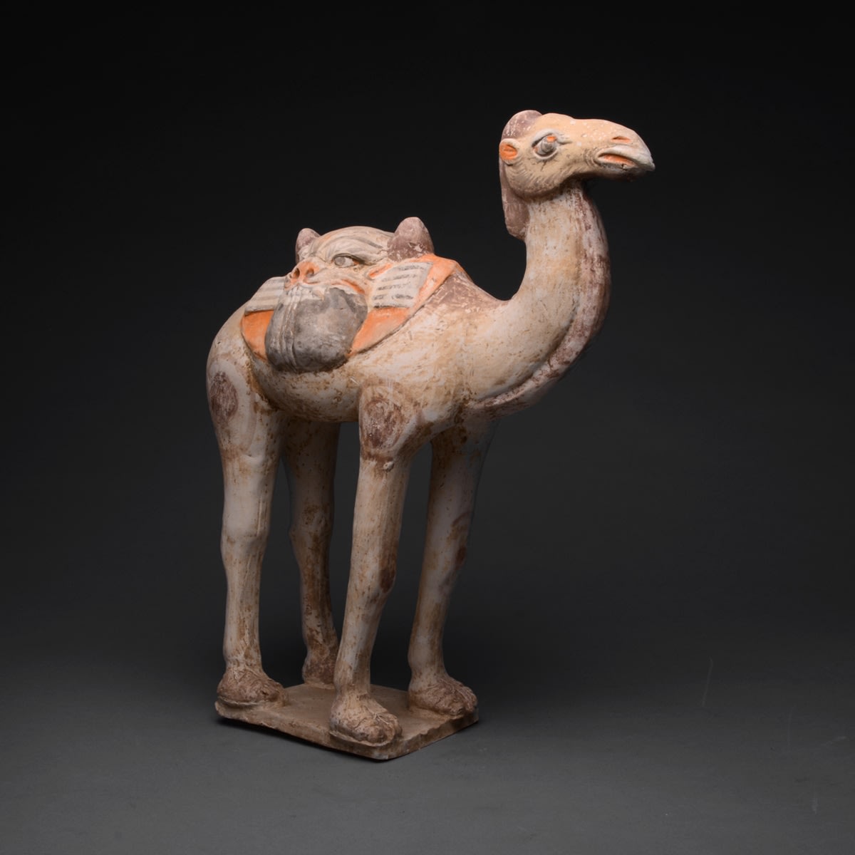 Tang Terracotta Sculpture of a Camel, 618 CE - 906 CE
