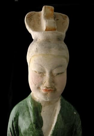 Tang Sancai-Glazed Civic Official, 618 CE - 906 CE