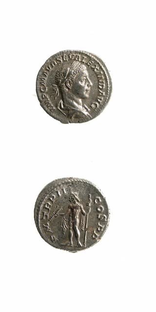 Silver Denarius of Emperor Severus Alexander, 222 CE - 228 CE
