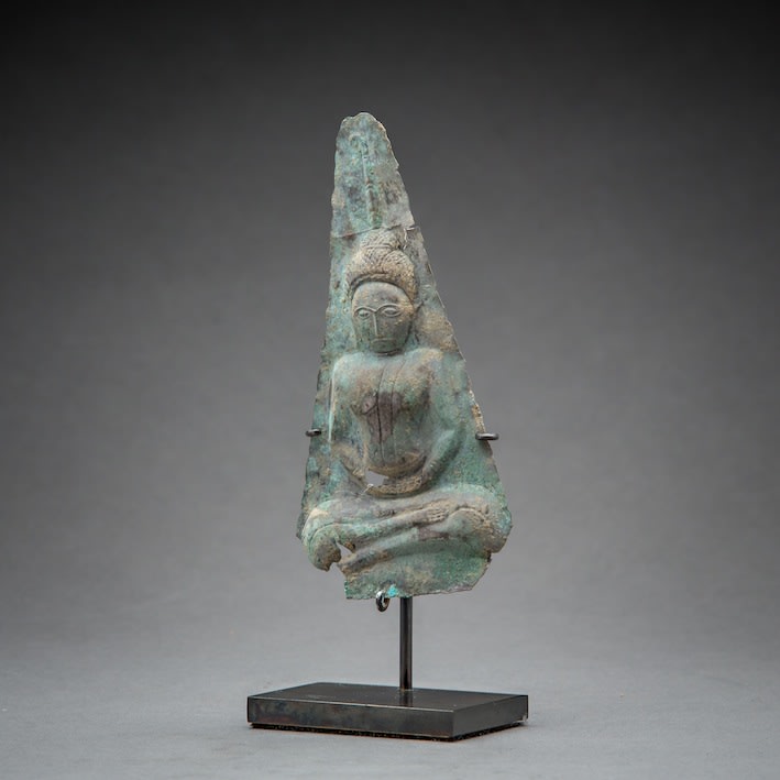 Silver Plaque of Buddha, 1100 CE - 1300 CE