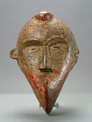 Dan Wooden Polychrome Mask, 20th Century CE