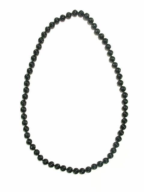 Black Onyx Bead Necklace