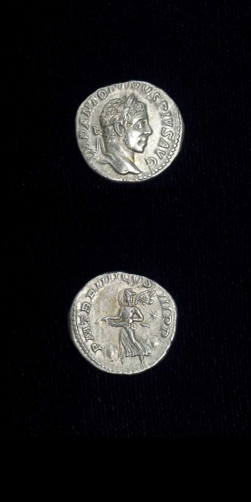 Silver Denarius of Emperor Elagabalus, 220 CE - 222 CE
