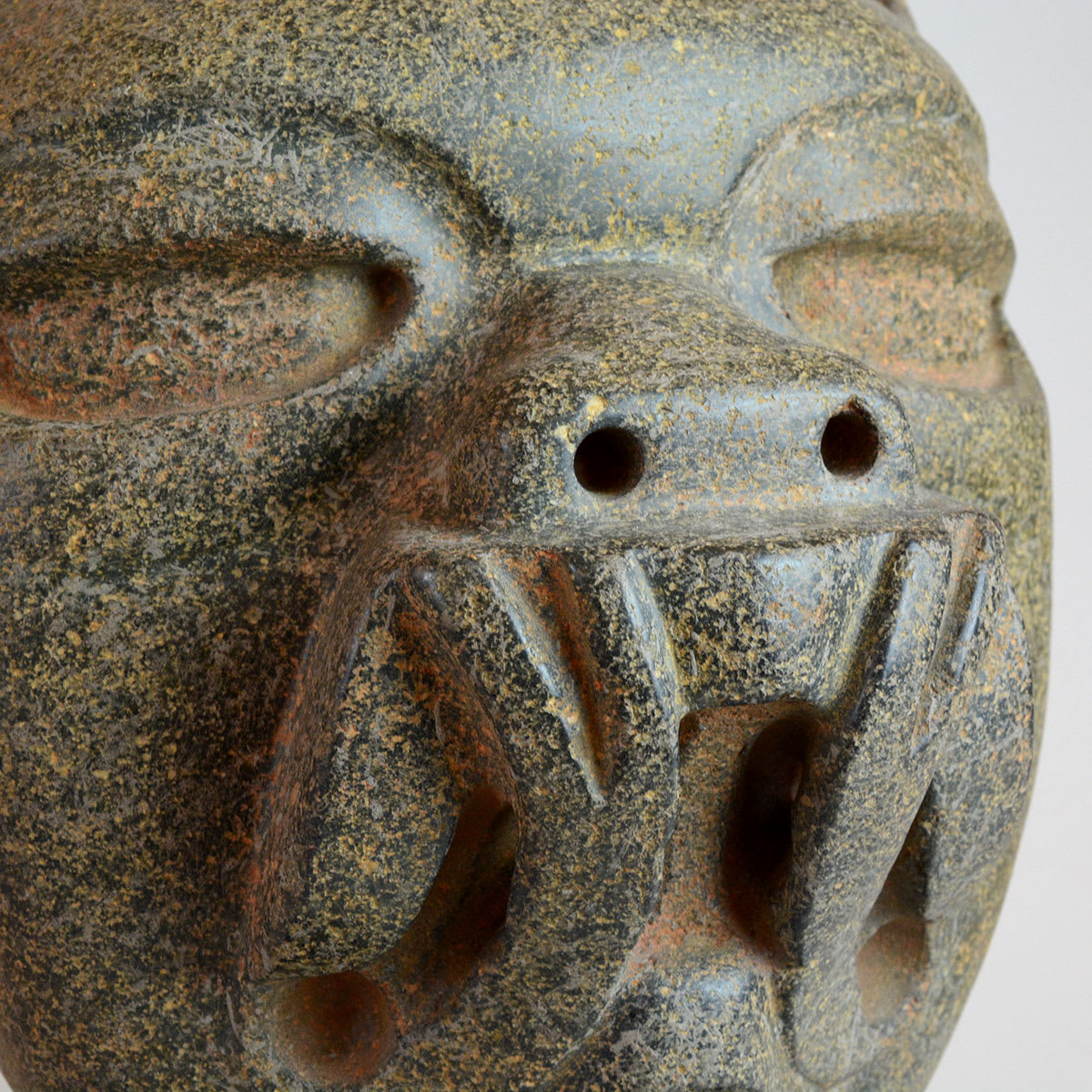 Olmec Stone Jaguar Head, 900 BCE - 500 BCE | Barakat Gallery