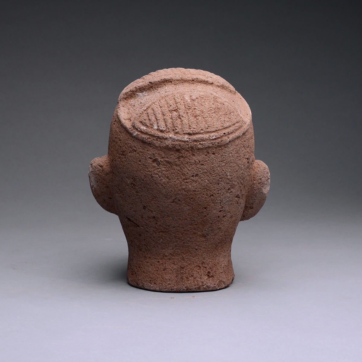 Basalt Trophy Head, 500 CE - 1000 CE