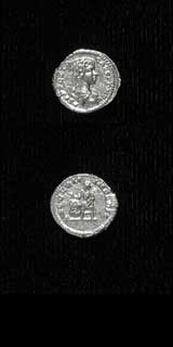 Silver Denarius of Geta Struck While Caesar, 199 CE - 202 CE