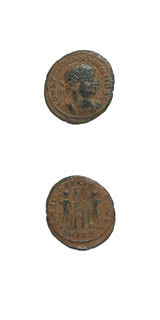 Bronze Coin of Constantine II Struck While Caesar, 330 CE - 337 CE