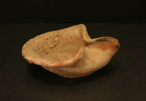 Early Israelite Terracotta Oil Lamp, 900 BCE - 587 BCE