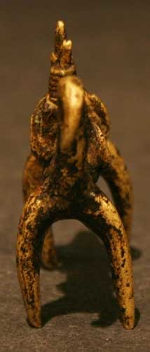 Bronze Sculpture of a Horse and Two Riders