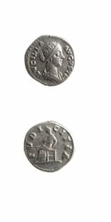 Silver Denarius of Empress Lucilla, 164 CE - 169 CE