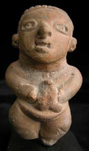 Mayan Sculpture of a Standing Man, 500 CE - 900 CE