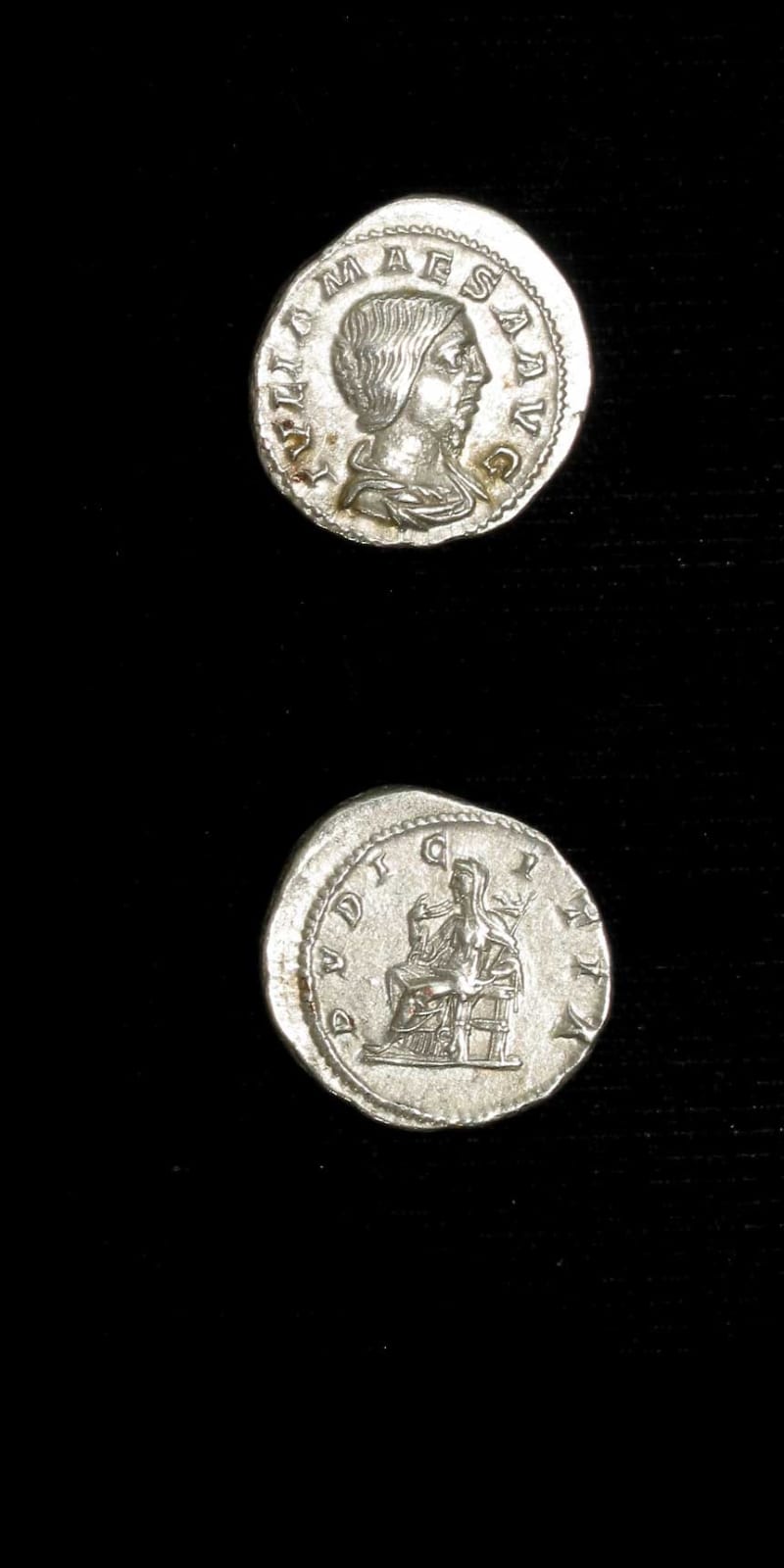 Silver Denarius of Julia Maesa, 218 CE - 225 CE