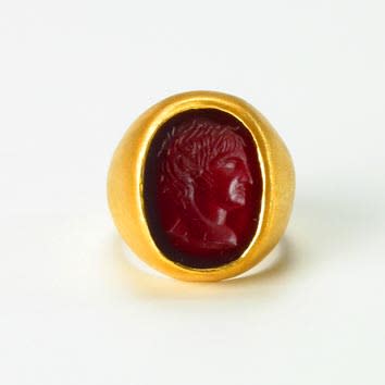 Classical Revival Intaglio of the Head of a Man, 18th Century CE